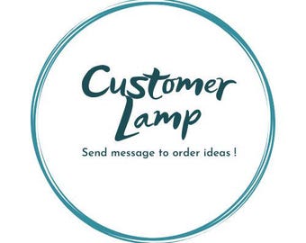 Handmade Products Made To Order, Customer Lamp, Resin Lamp made to your ideas.