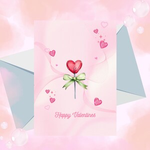 Afdrukbare schattige Valentijnsdagkaart - direct downloaden - liefdeskaart voor partner
