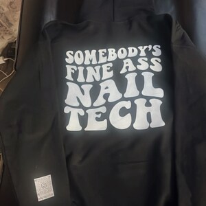 Physischer Artikel jemandes feiner arsch Nagel-Tech-Pullover mit QR-Code