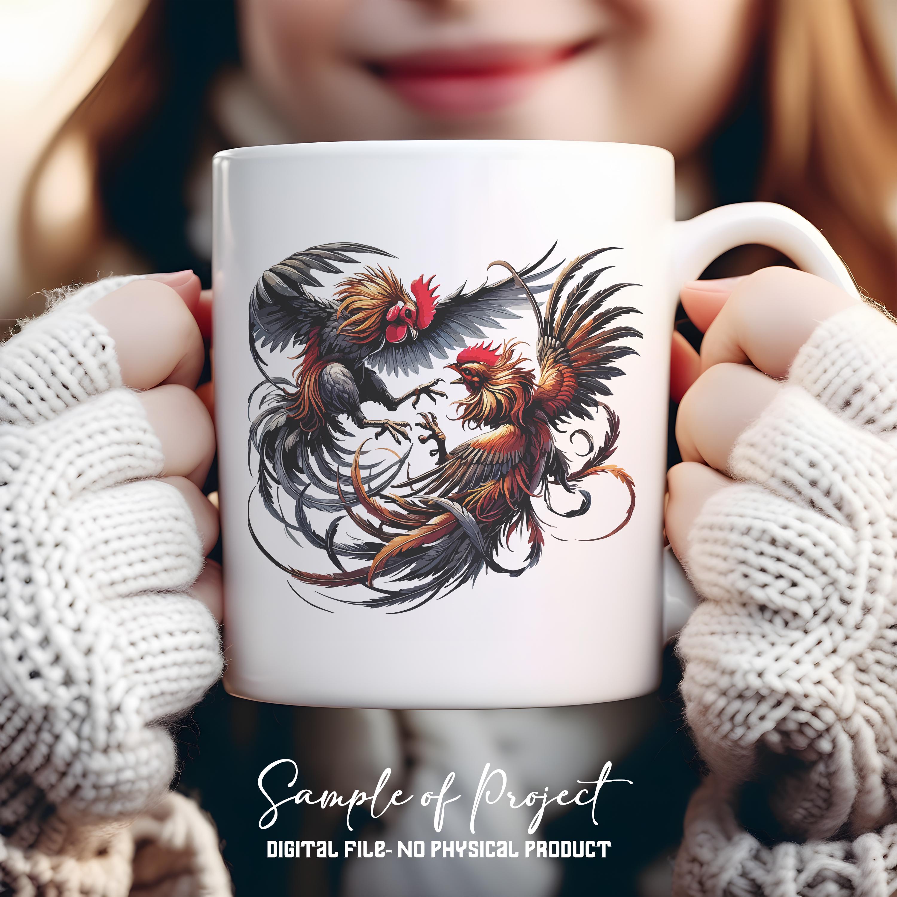Rooster Fighting PNG & SVG | Angry Rooster Clipart | Chicken Silhouette ...