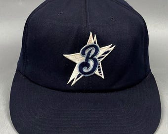 Vintage Mizuno Japan Baseball Cap Star B Logo Green Underbrim Size L 58-60cm Retro Japanese Sports Hat
