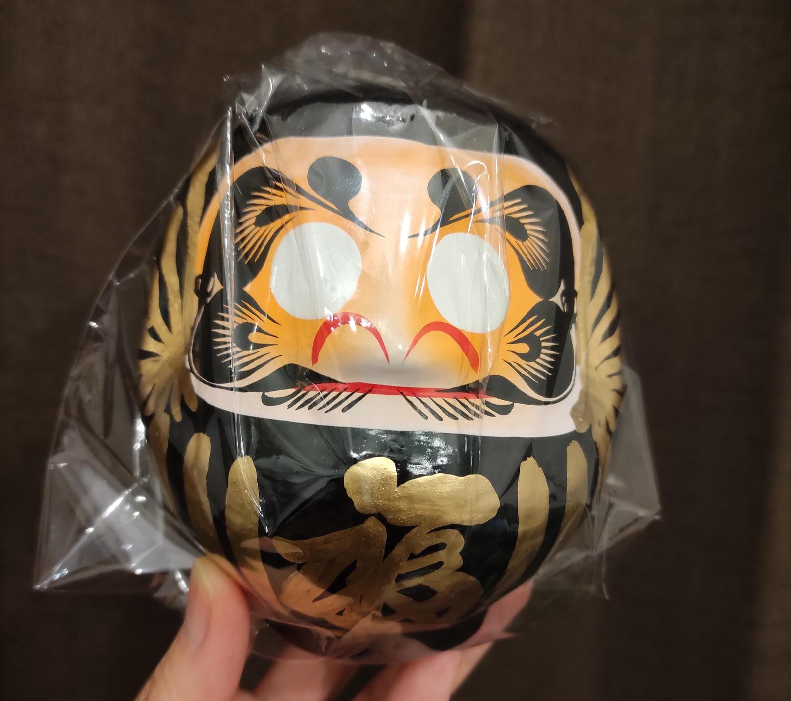 Japanese Takasaki Daruma (SUPER BLACK ) 日本の高崎だるま 日本の高崎だるま (黒) 日本の高崎だるま ...