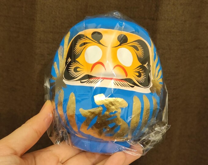 Japanese Takasaki Daruma (miracle RARE BLUE) 日本の高崎だるま レアカラー!!日本の高崎だるま ...
