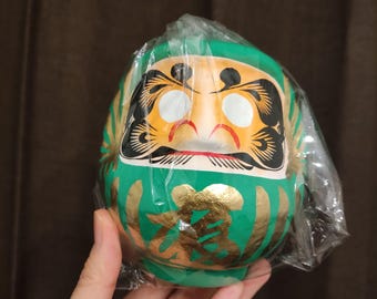 Takasaki Daruma giapponese (VIVID GREEN) 日本の高崎だるま 日本の高崎だるま (美しい鮮やかな緑) 高崎だるま (緑)だるま (緑) 高崎だるま (緑) 日本産高崎達磨