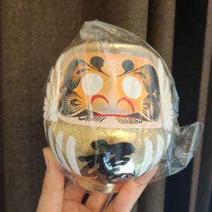 Japanese Takasaki Daruma (SUPER GOLD) 日本産高崎だるま (金) 高崎だるま (金) だるま 高崎だるま (金) 日本産高崎達磨