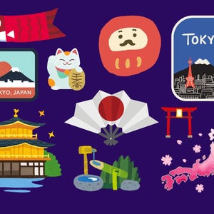Wersja PDF 5 Japońskich pocztówek (dowolny oryginał japoński) 日本風デザインポストカード×５枚