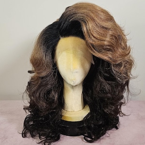 Drag dance wig double density