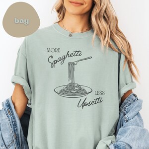 T-shirt Spaghetti Pun Comfort Colors: grappig foodiecadeau