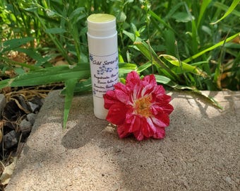 Organic Lemon Balm Cold Sore Salve –Handmade Herbal Lip Balm–Natural Cold Sore Treatment – Fever Blister Relief: New and improved!