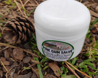 Organic Drawing Salve with Pine Resin-Herbal Pine Gum Salve-Natural Skin Balm-Traditional Homestead Remedy