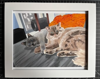 Hand-Painted Digital to Fine Art Print - Portrait from a Photo