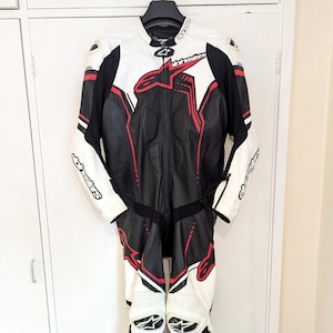 Alpinestars Cowhide Leather Racing Suit: CE Certified Protection