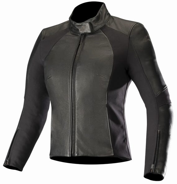 Handmade Cowhide Alpinestars Vika V2 Ladies Motorcycle Jacket