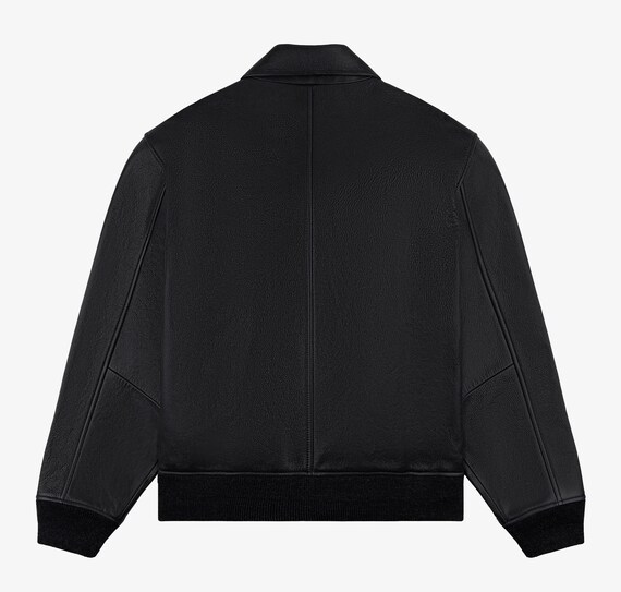 ブラックAime Leon Doreの新しいスタイルのレザーカフェレーサー