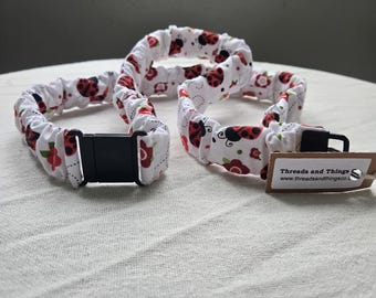 Ladybug Breakaway Scrunchie Lanyard