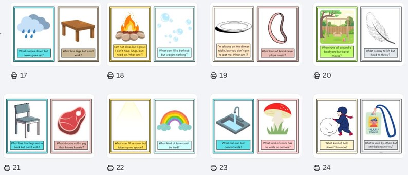 Flashcard On Riddle NEW!!! 70 FUN & Clever RIDDLES Flashcard for Smart Kids (with Answer ...