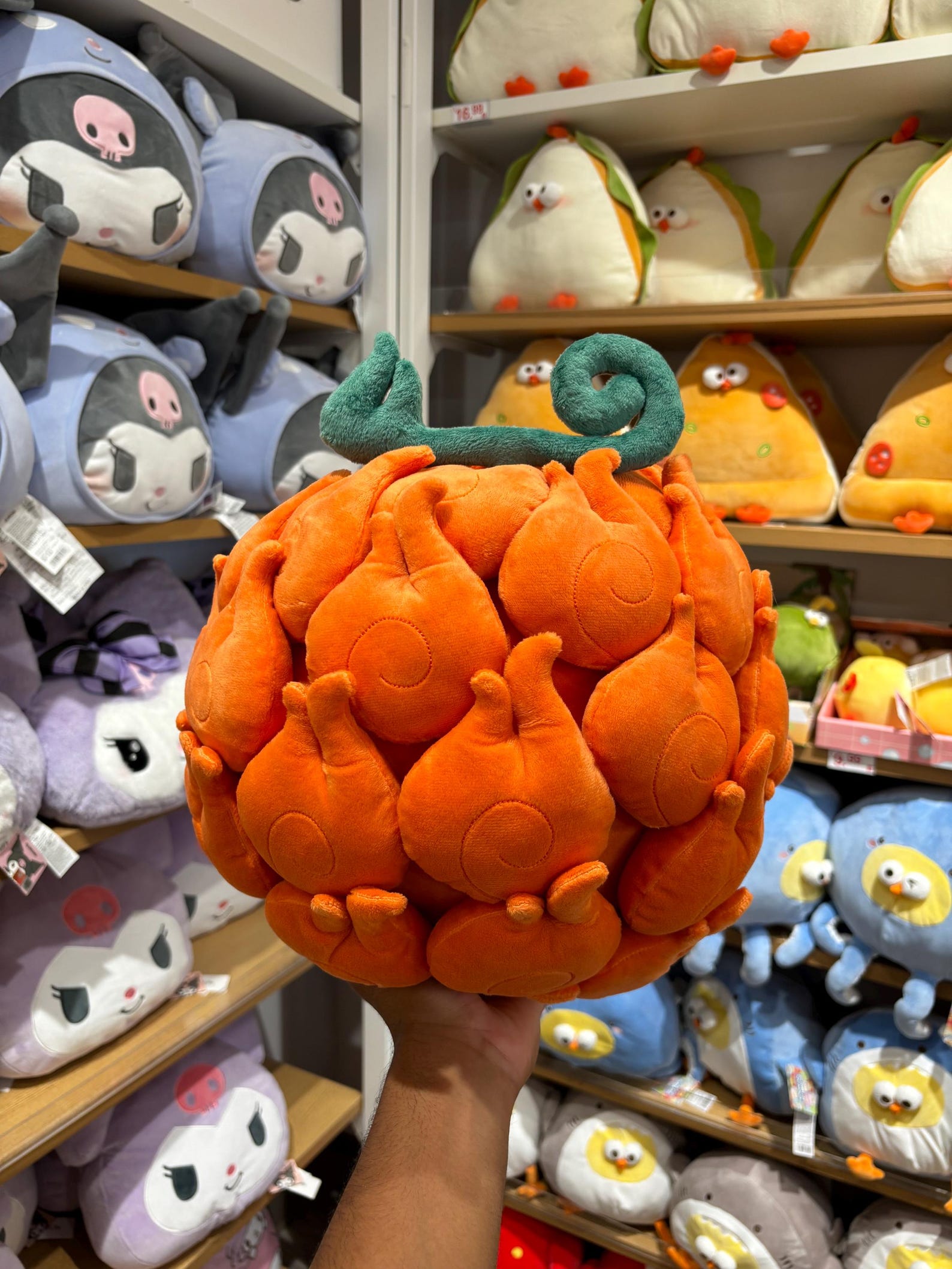 Flame Flame Fruit One Piece Anime Plush, Mera Mera No Mi Devil Fruit ...