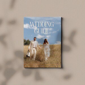 Wedding Photography Client Guide Template | Editable Wedding Guide for Photographers | Wedding Welcome Packet