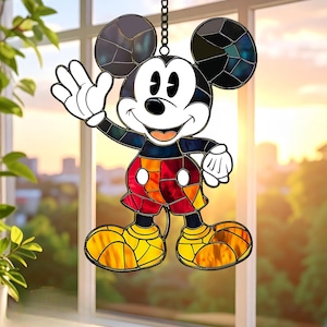 Mickey Mouseガラス製置物 Vintage Glass Mickey Mouse Ornament - Etsy