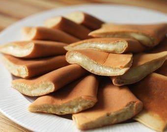 Naleśniki bananowo-serowe – miękkie, puszyste i smażone na patelni | Plik PDF do druku | Pobieranie cyfrowe