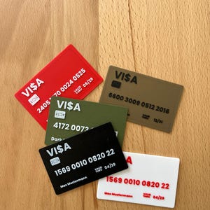 Tarjeta de crédito de juguete