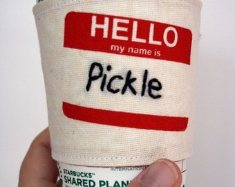 Pickle cup cozy