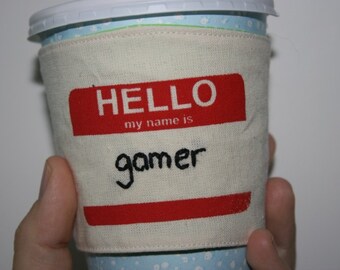 Gamer cup cozy