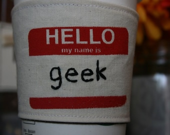 Geeky cup cozy