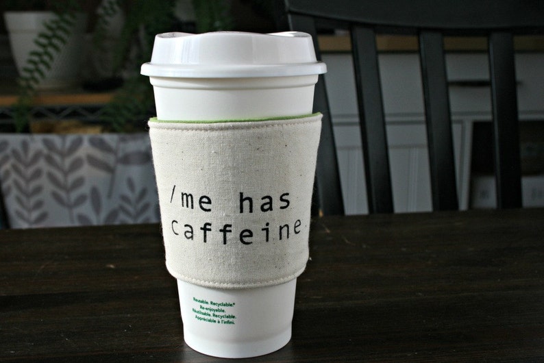 me has caffeine cup cozy image 1