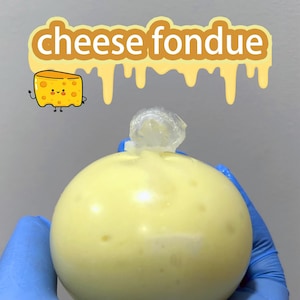Butter Käsefondue Stress Ball/dehnbar und klebrig/entspannend/zusammendrückbare Teile/Slime