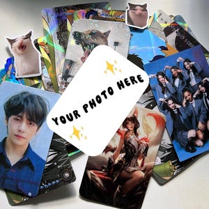 Holo Photocards/ Custom Photocards/300gsm/ Personalized