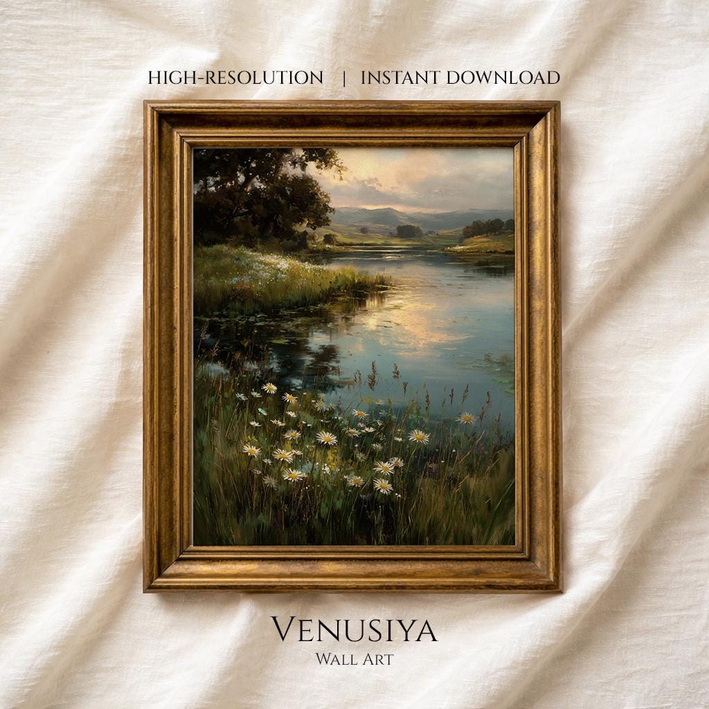 Heritage River Landscape Print