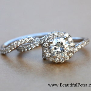 Reserved listing - Matching band- Halo - UNIQUE - Thin Swirl - Pave - Weddings- Luxury - Bp0013
