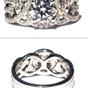 TWIST OF FATE  14k Yellow gold  Diamond Engagement Ring  image 5
