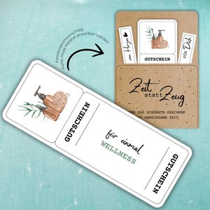Wellness Voucher Afdruk Sjabloon