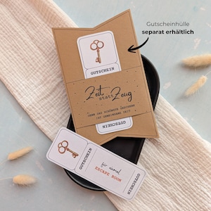 Escape Room Voucher Print Template