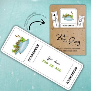 Day at the Lake Voucher Print Template