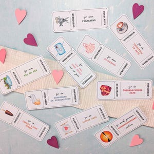 Romantik Gutschein Bundle Druckvorlage