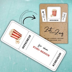 Plantilla de impresión de bono de cine