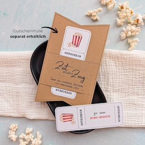 Modèle imprimable de bon de cinéma