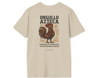 Dad Aztec Pride T-Shirt, Father's Day Aztec Pride Shirt, Miniature Rooster Dad, Bantam Pride Shirt, Cockatiels T-Shirt
