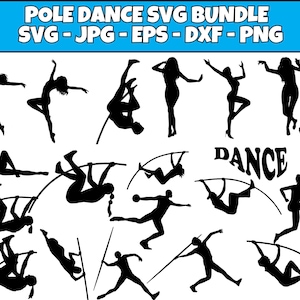 Pole Dance SVG Bundle, Pole Dance PNG Bundle, Pole Dance Clipart, Pole Dance SVG Cut Files for Cricut,Pole Dancer svg, Exotic Dancer Svg Png