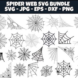 SPIDER WEB SVG Bundle,Spider Web Png Bundle,Spider Web Clipart,Spider Web Cut Files For Cricut,Spider Web Vector,Spider Web Silhouette