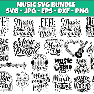 MUSIC NOTES SVG, Music Notes Bundle Svg, Music Notes Clipart , Music Notes Cut Files For Cricut , Music Notes Vector