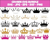 Royal Crown SVG File: King, Queen, Princess Tiara (Cut File)