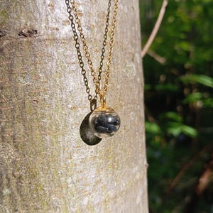 Black Obsidian Necklace - Protection and Anchoring Stone - Genuine Natural Stone