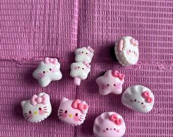 Hello Kitty Shoe Jibbitz Accessories | Kawaii Style