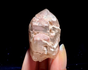 SÄLLSYNT Drömängskvarts - Rosa Fantomkatedralkvarts, Jord- och luftelement, Blomsterfe, Jungfruenergi