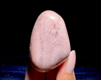 Rosa Opal Palmsten - Emotionell hjärtstödjande healing, Lugnande energi, Mild hjärthealing, Medkänsla, Inre styrka, Självkärlekskristall