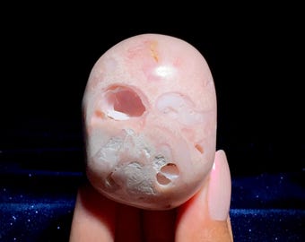 Rosa Opal Palmsten - Emotionell hjärtstödjande healing, Lugnande energi, Mild hjärthealing, Medkänsla, Inre styrka, Självkärlekskristall